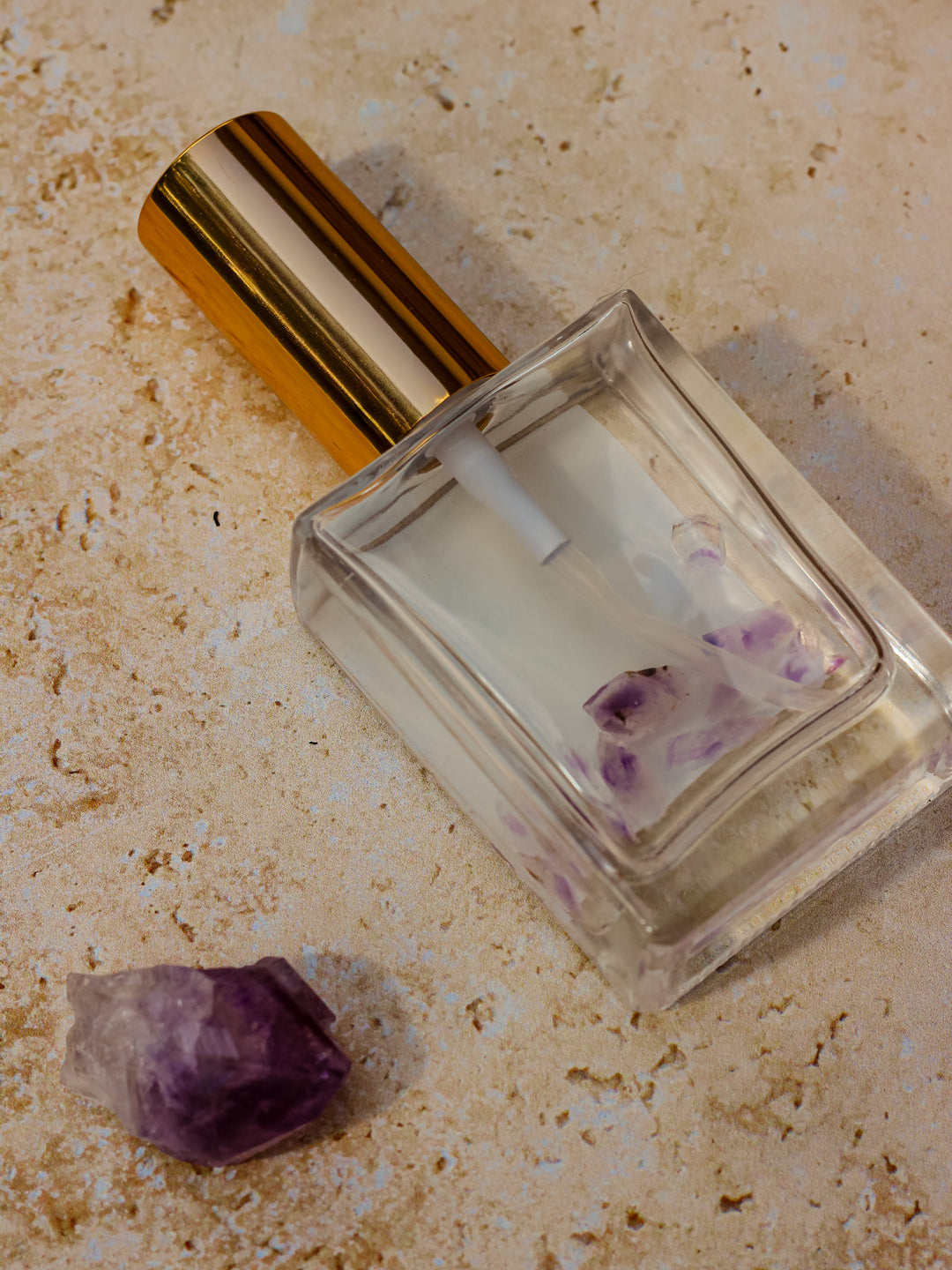 Amethyst Moon Milk – Calming Lavender Room Spray for Sleep & Rituals | Crystal - Infused Home Fragrance - Soul Tribe Co.